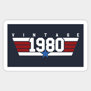 Vintage 1980 Aviator Sticker